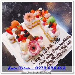 Mẫu Bánh Sinh Nhật Đẹp - A62